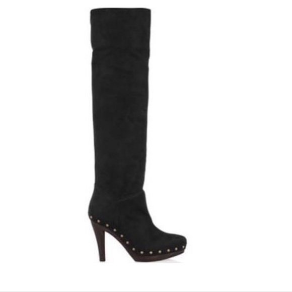 Stella McCartney Shoes - Stella McCartney Vegan Black Suede Elynia Boots 11